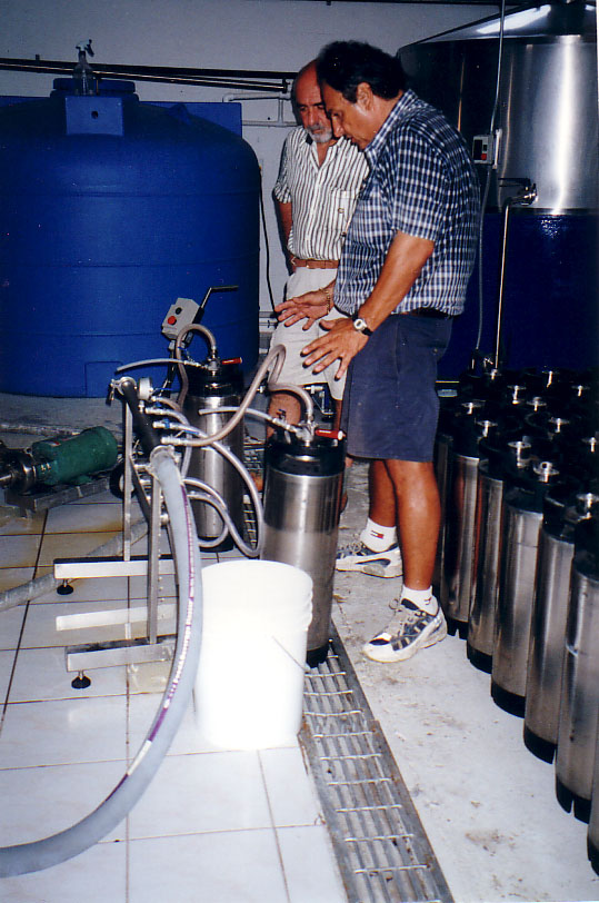 Kegging the first batches.jpg