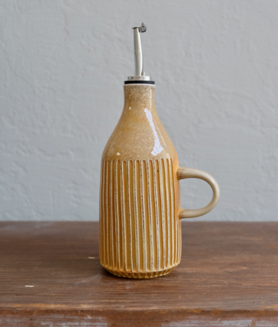 Soda Fired Oil Cruet #4