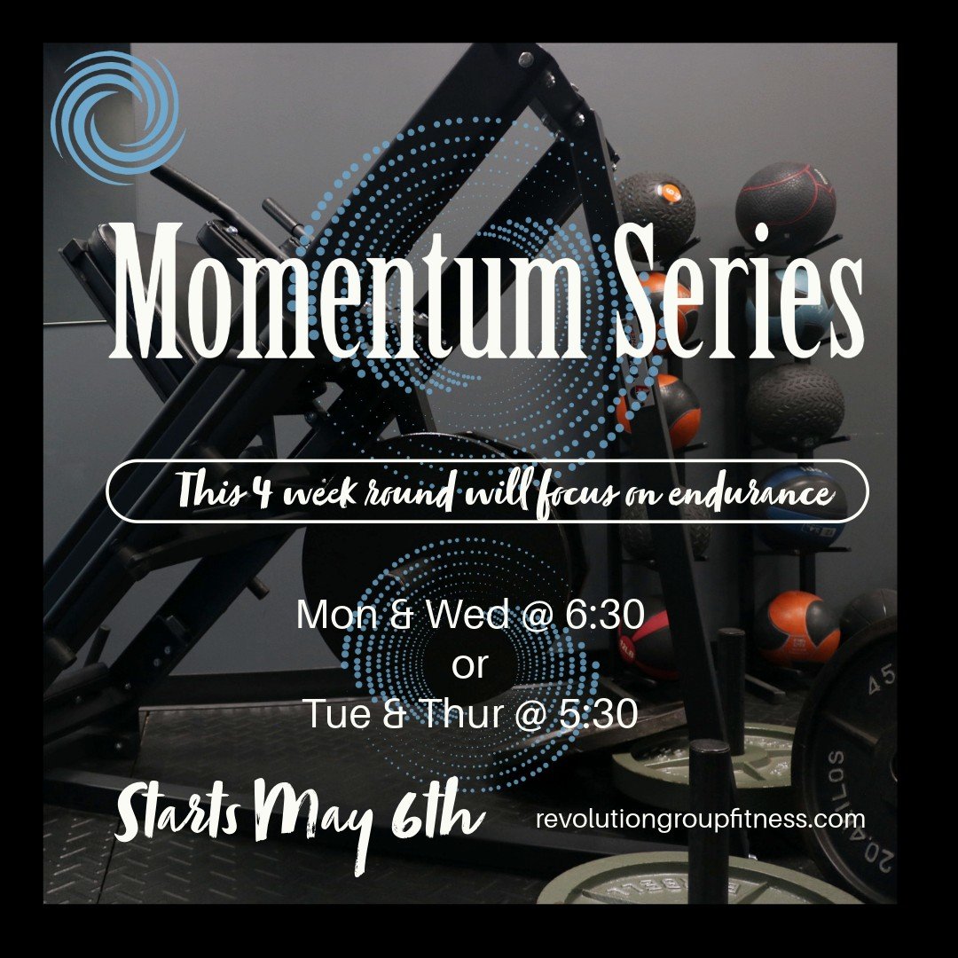 🌟 Exciting News! Our next Momentum round kicks off on May 6th! 🏋️&zwj;♀️ This time, we're focusing on endurance training&mdash;meaning versatile workouts designed to boost both your strength and stamina. 💥 Expect higher reps, lighter weights (but 