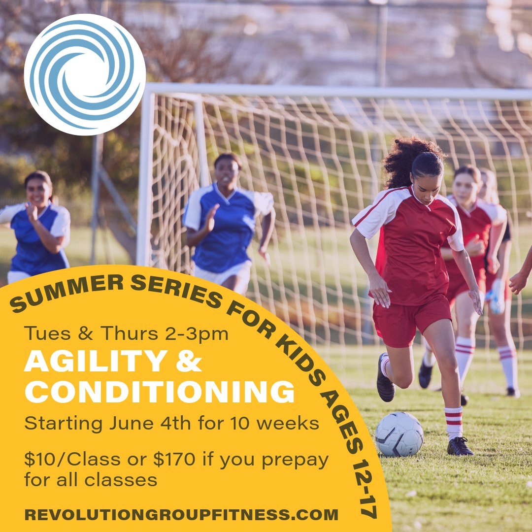 🌟 Calling all Teens! 🌟 Get ready to level up your fitness game this summer with our Agility and Conditioning class! 🚀 Designed for kids aged 12-17, these dynamic sessions will help improve agility, strength, and overall sports conditioning. 🏋️&zw