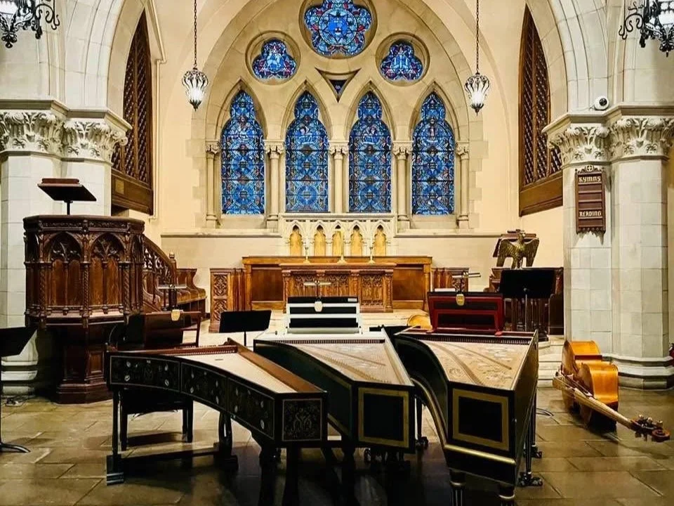  harpsichords at Gordon Chapel, 2024 