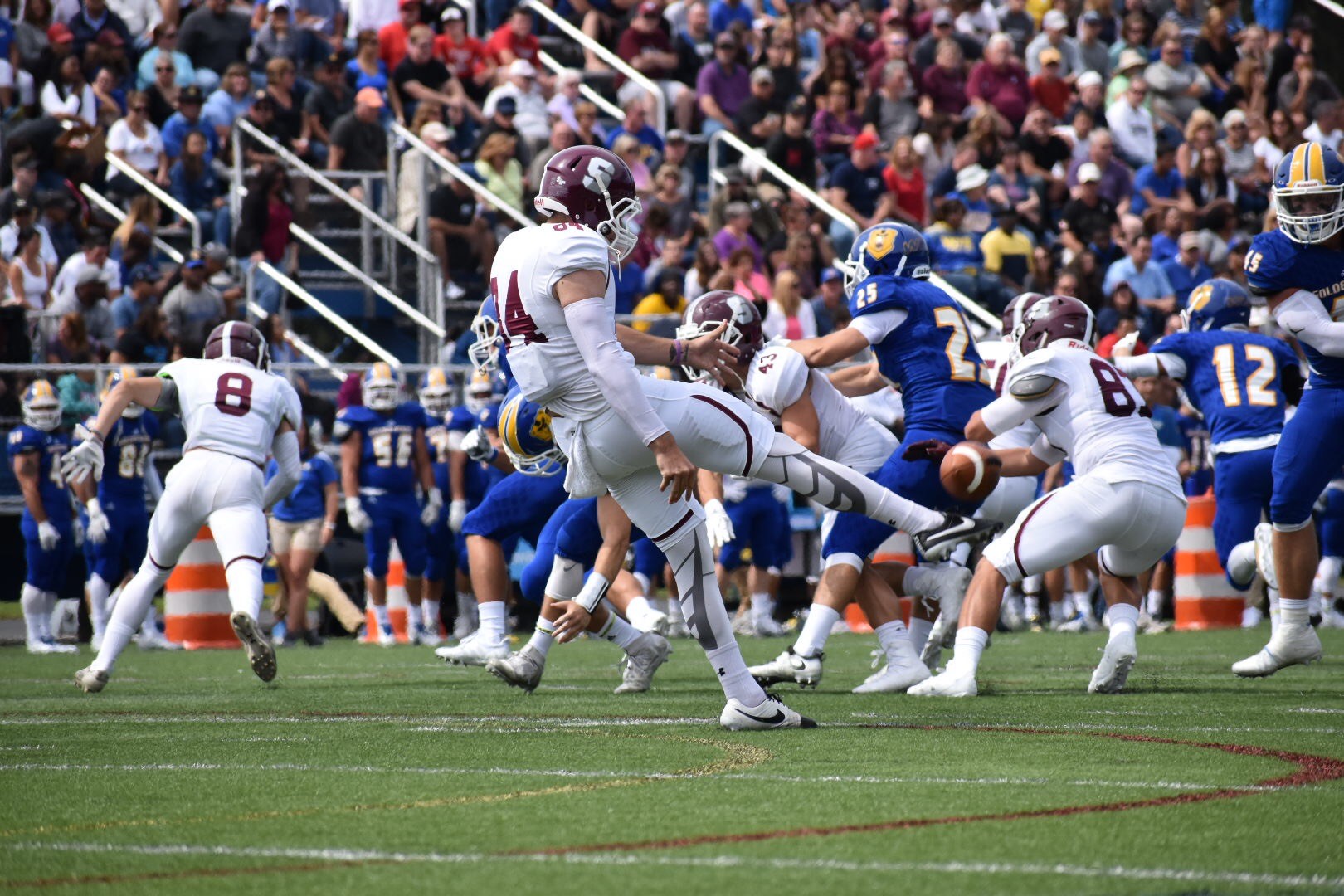 Whit DeVaux, Hartford CT/Springfield MA Area Whit was a four year starter for Springfield College where he was also a DIII All American Track Athlete. Whit is currently pursuing NFL Free Agency as a Punter.
