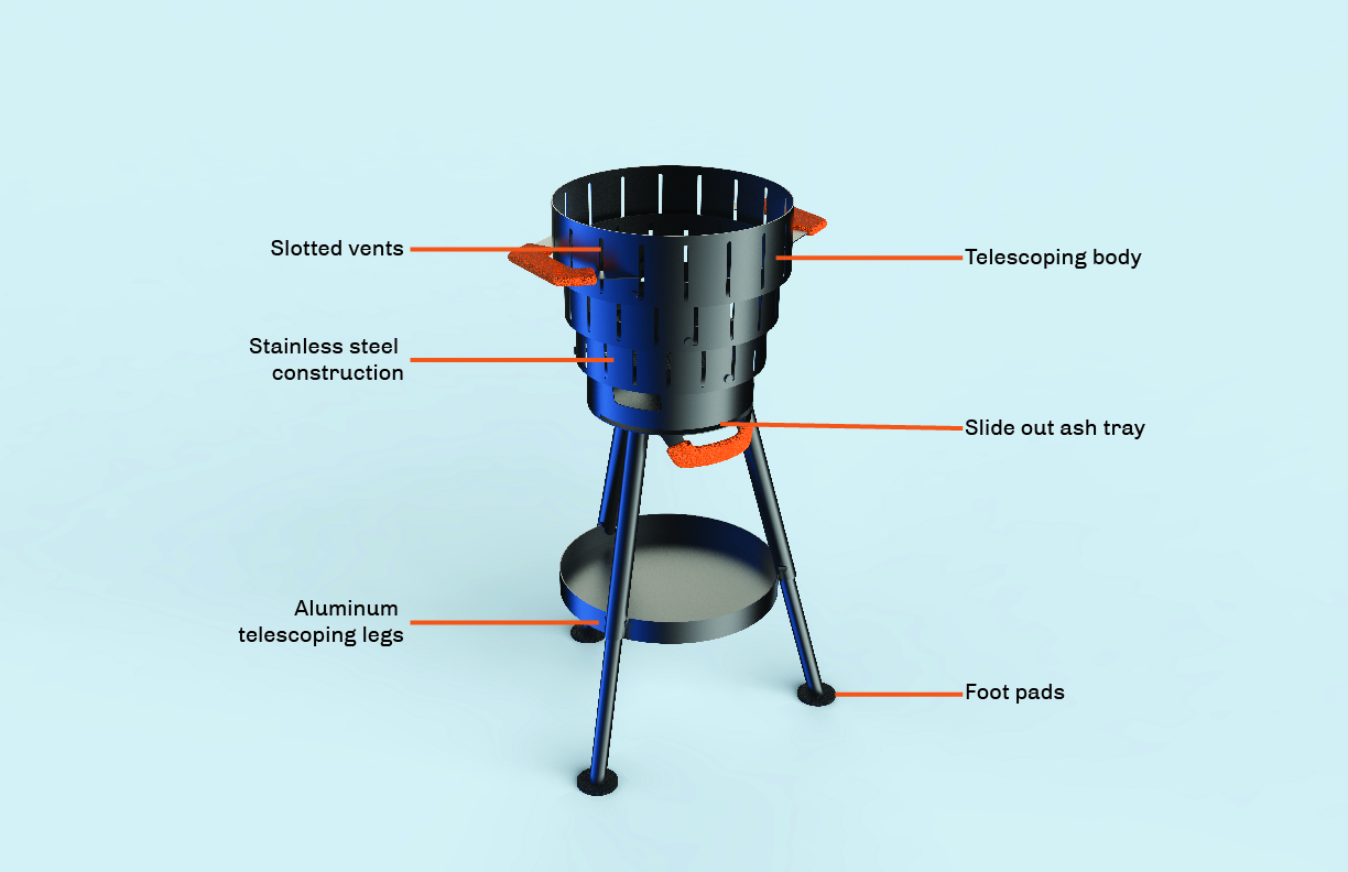 Collapsing Fire Pit Alanna Bamber