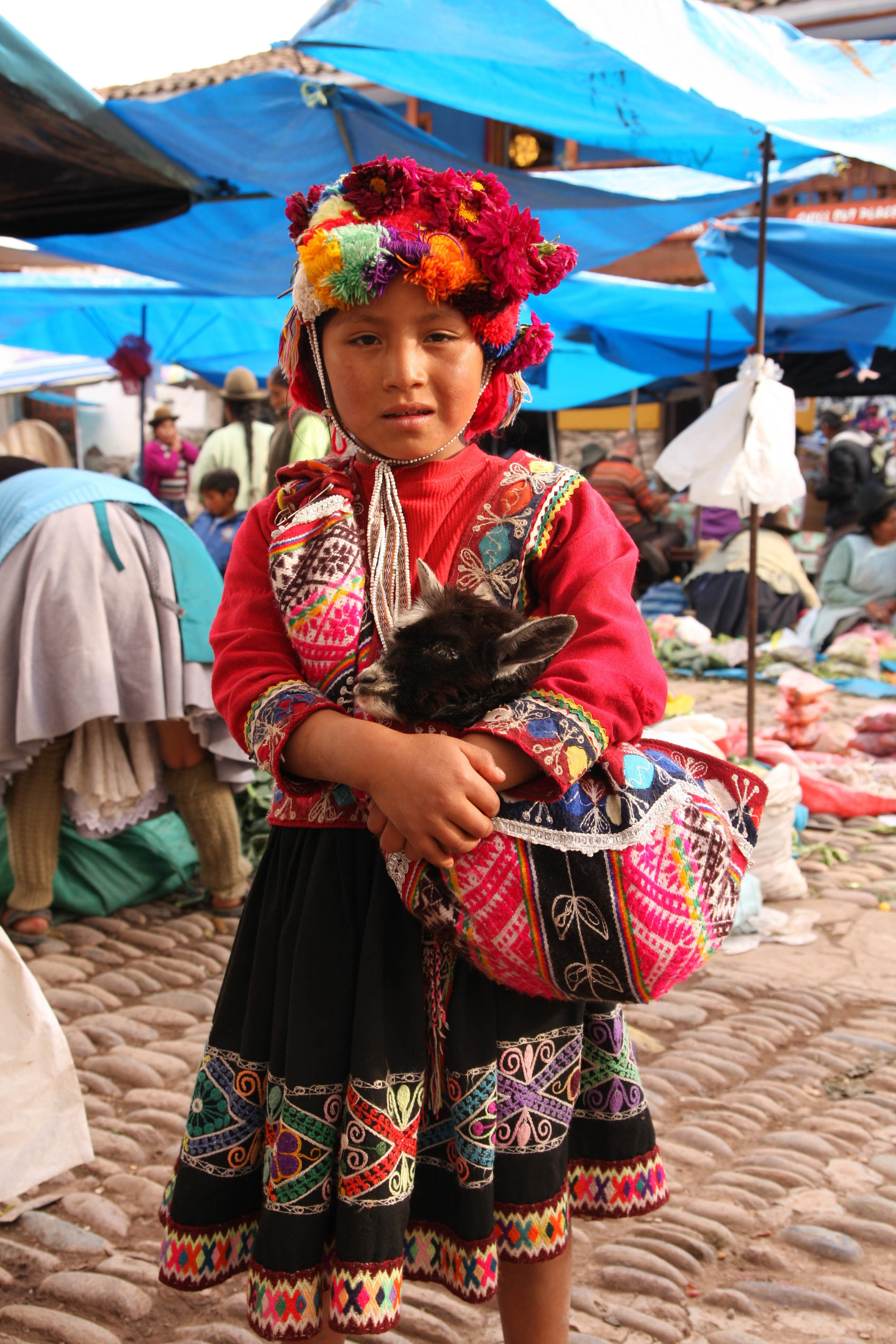 in the Pisac market