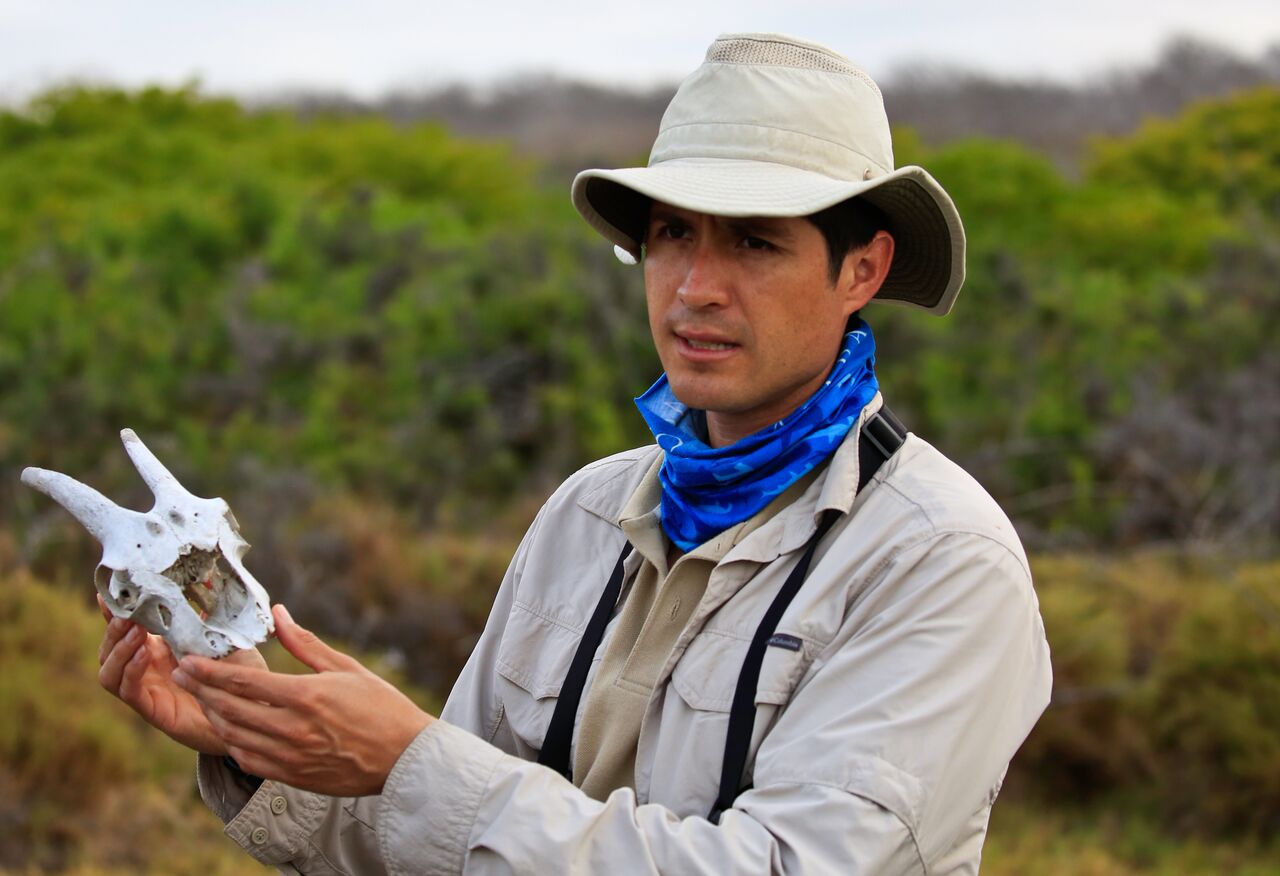 Joed discussing invasive species