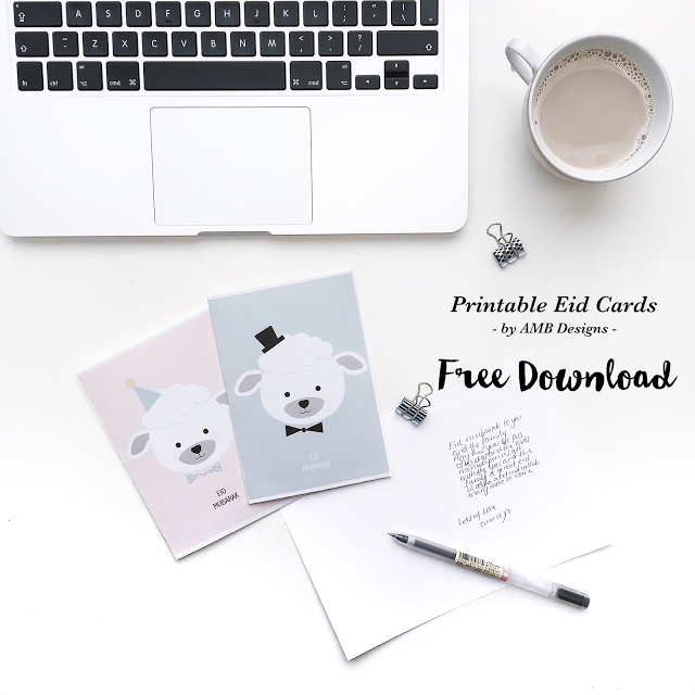 FRIDAY FREEBIES | FREE PRINTABLE EID CARDS