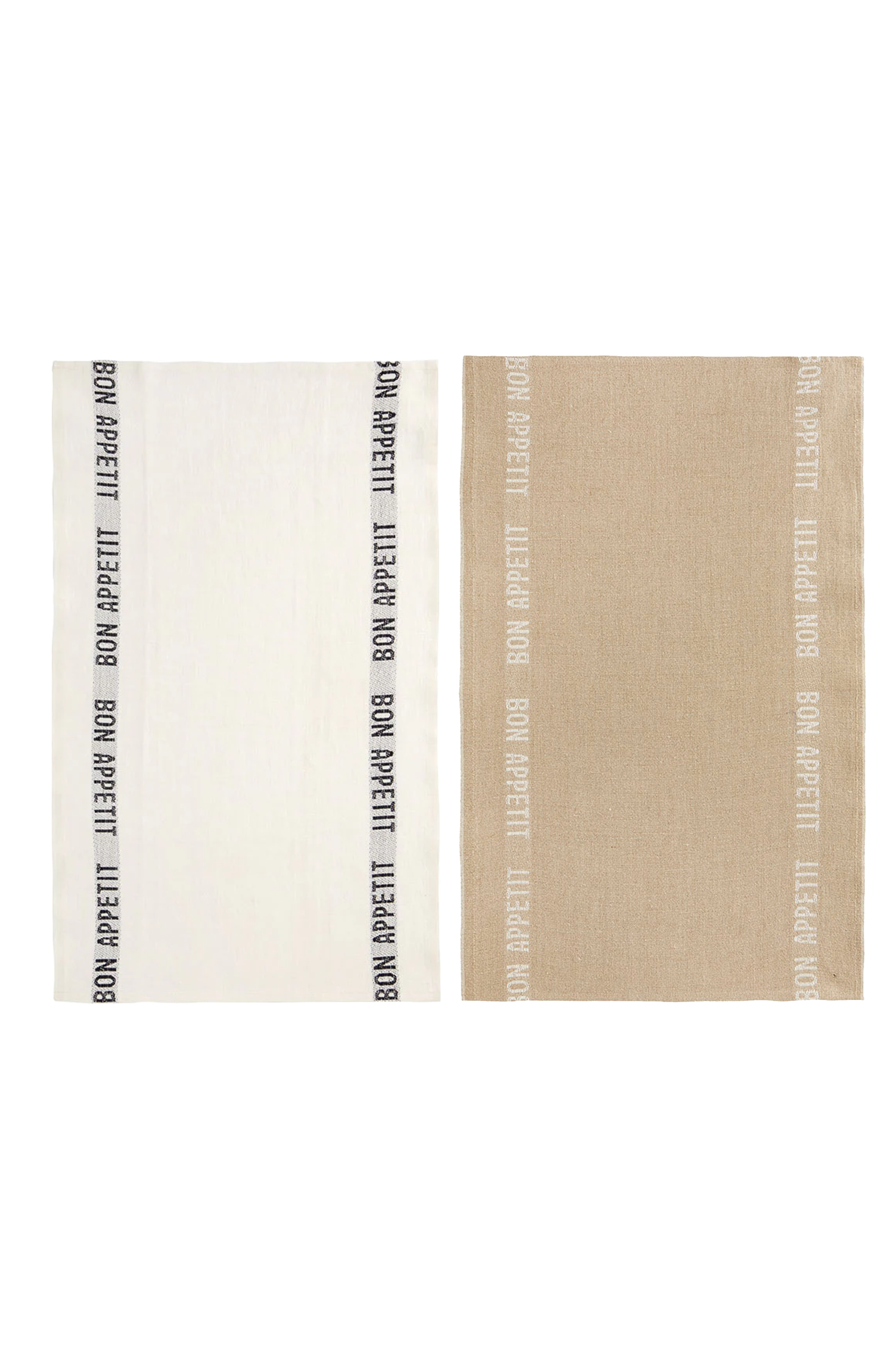 DOR &amp; TAN LINEN TEA TOWEL - BON APPETITE 