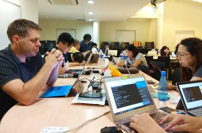 Online Responders at Singapore’s Celebration of Hope.
