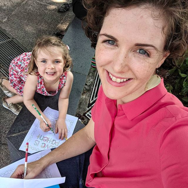 Mommy-Daughter date.