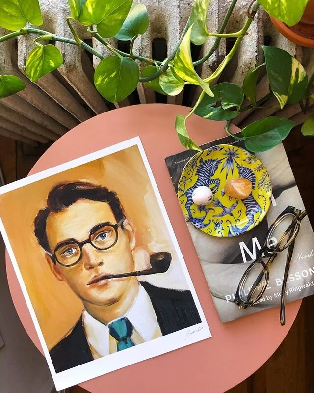 William Cleary Of the San Francisco Clearys Always Smelled Like Pipe Tobacco, Sandalwood Soap, And Of The Moment Right Before A Summer Storm, welcome to the family. (Also, no joke that&rsquo;s the full title of this portrait, and I love it.)
.
.
.
#a