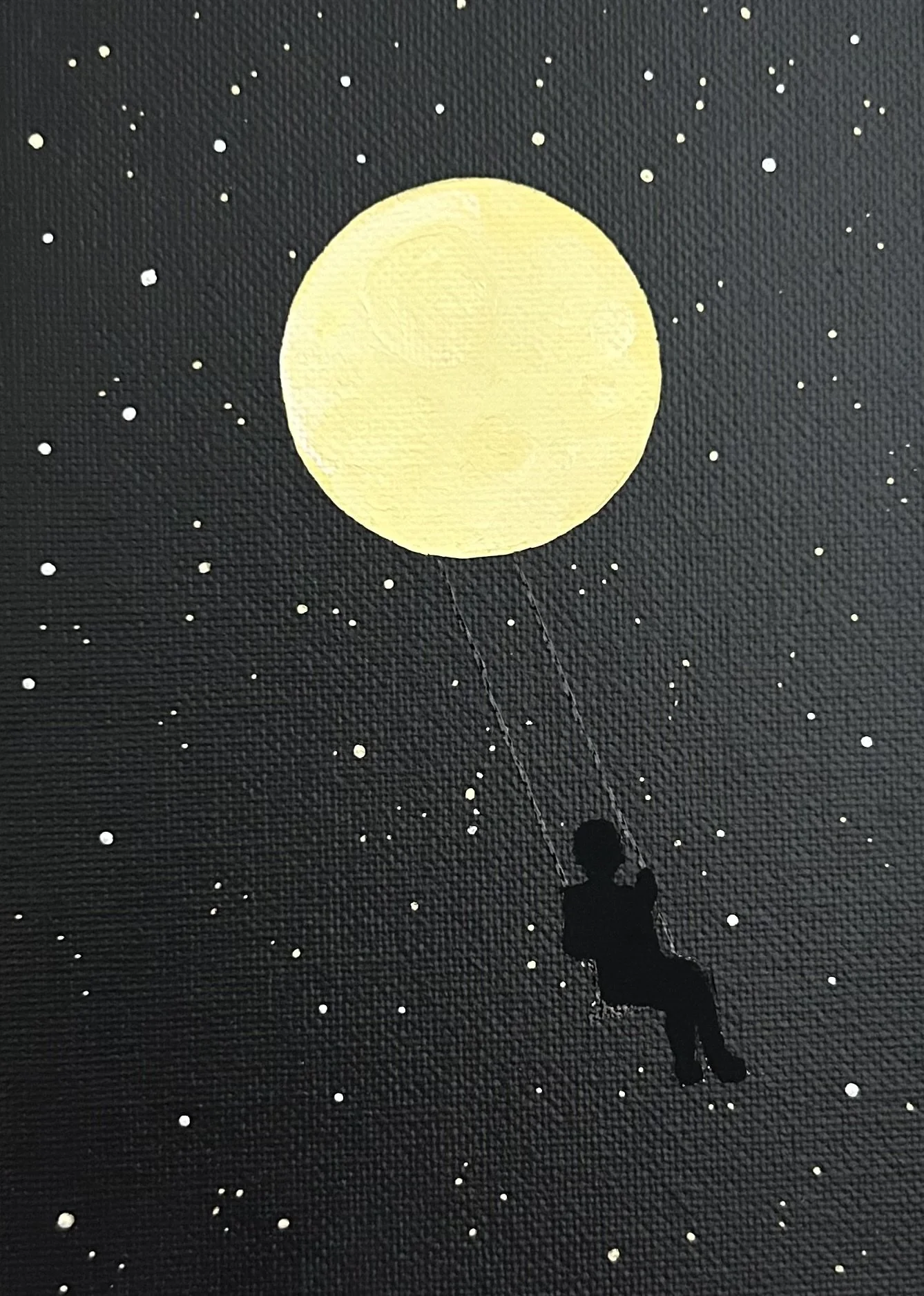 Young Martin Swinging from the Full Moon