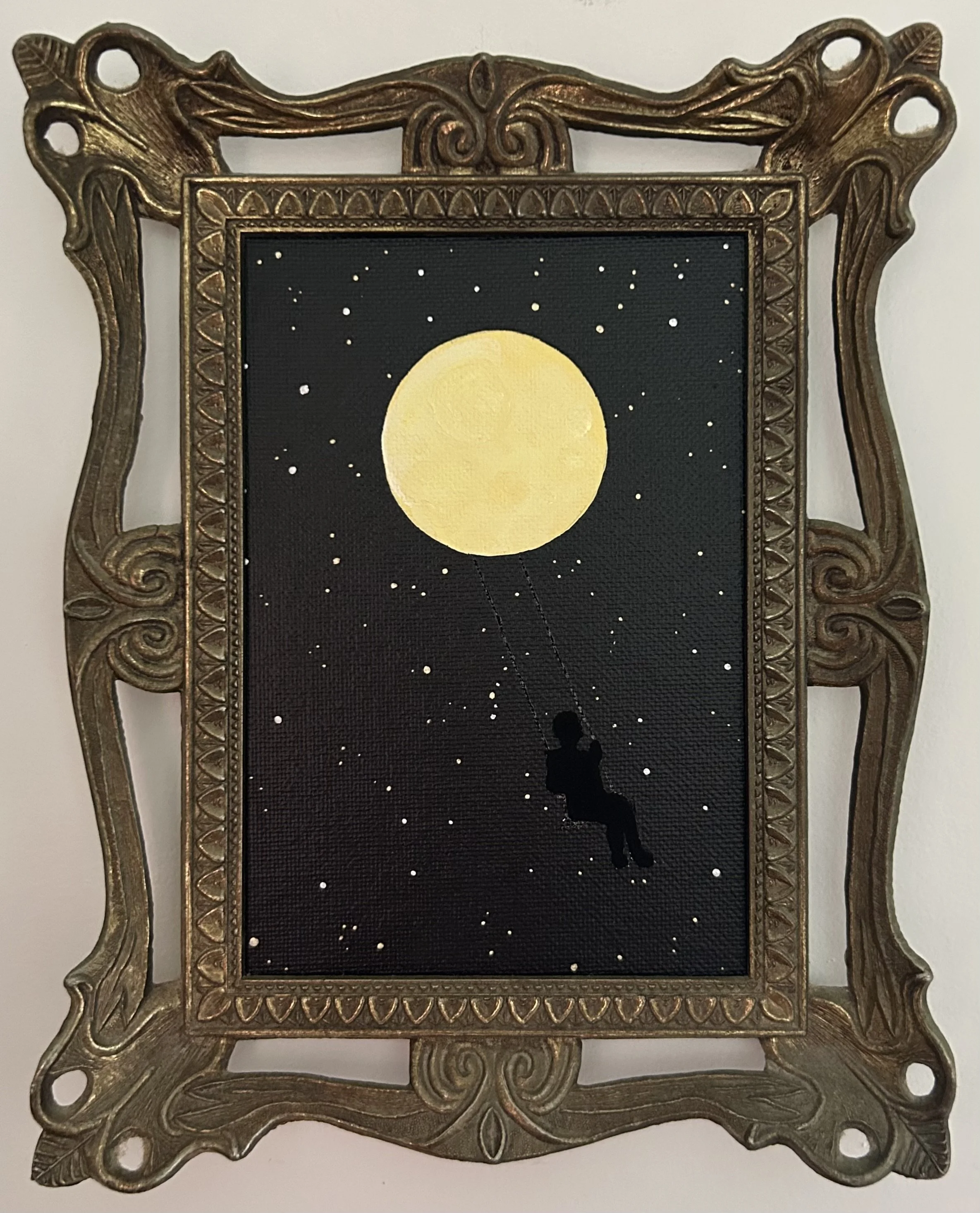 Young Martin Swinging from the Full Moon