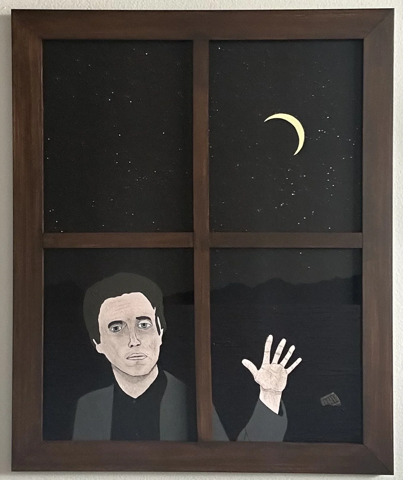 Walken's at the Window (in frame)