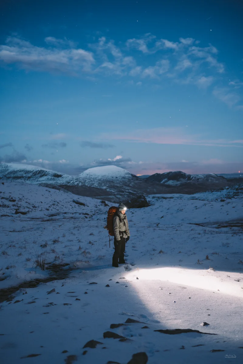 Winter hikes in Snowdonia, UK