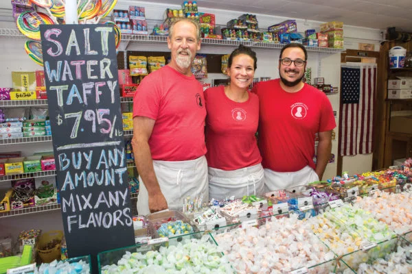 Paul, Tamara & David posing for a feature in Cape Cod Magazine