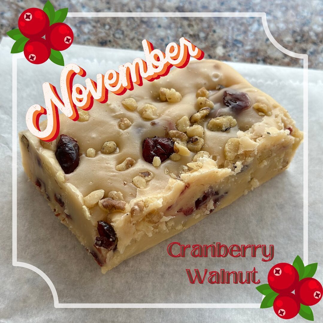 We&rsquo;ve been getting so many requests for Cranberry Walnut, what better month to start it&hellip;NOVEMBER! Come stop by the store, sign up for one of our monthly subscriptions or order online🍁