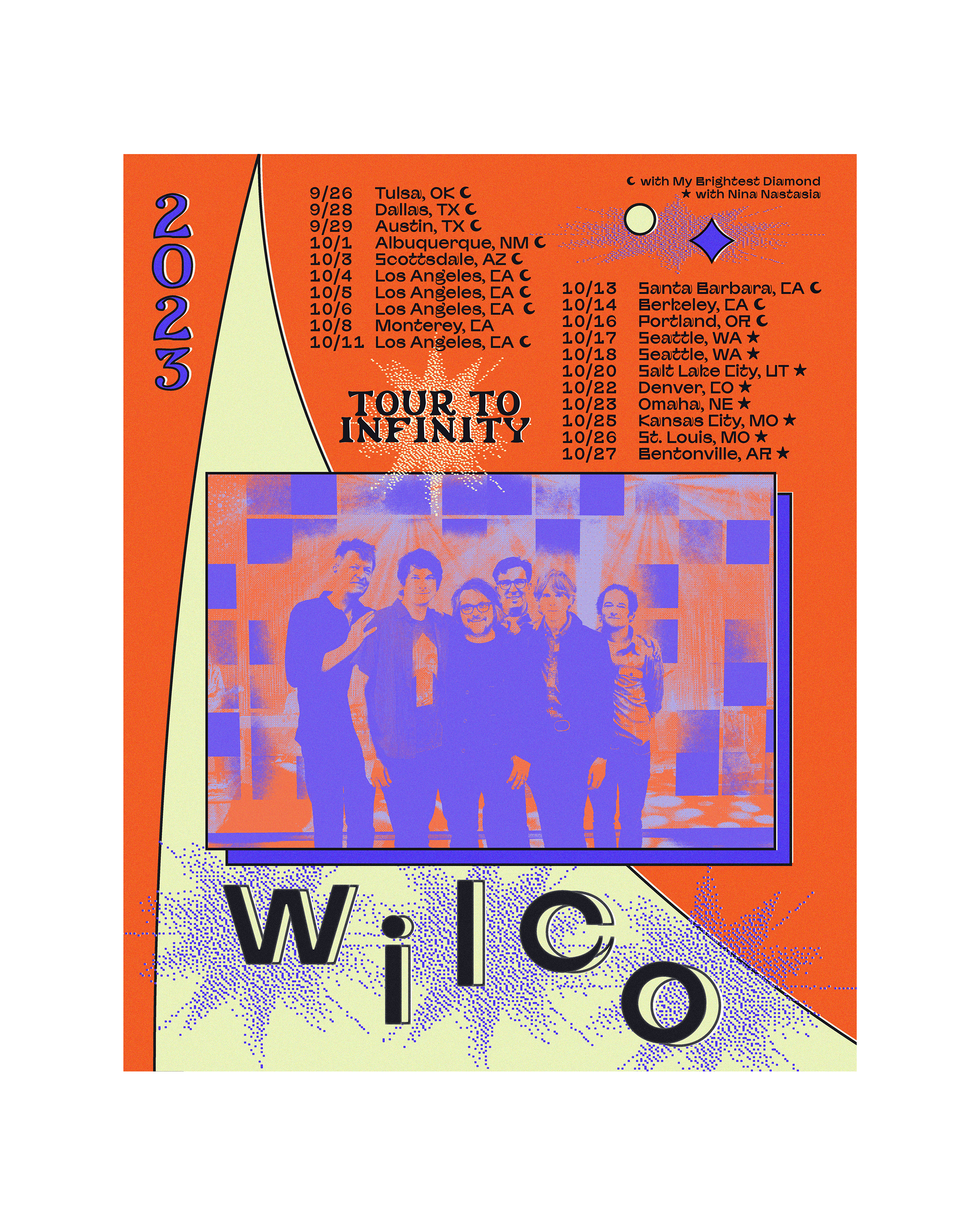  Wilco — Tour To Infinity 2023 Admat 