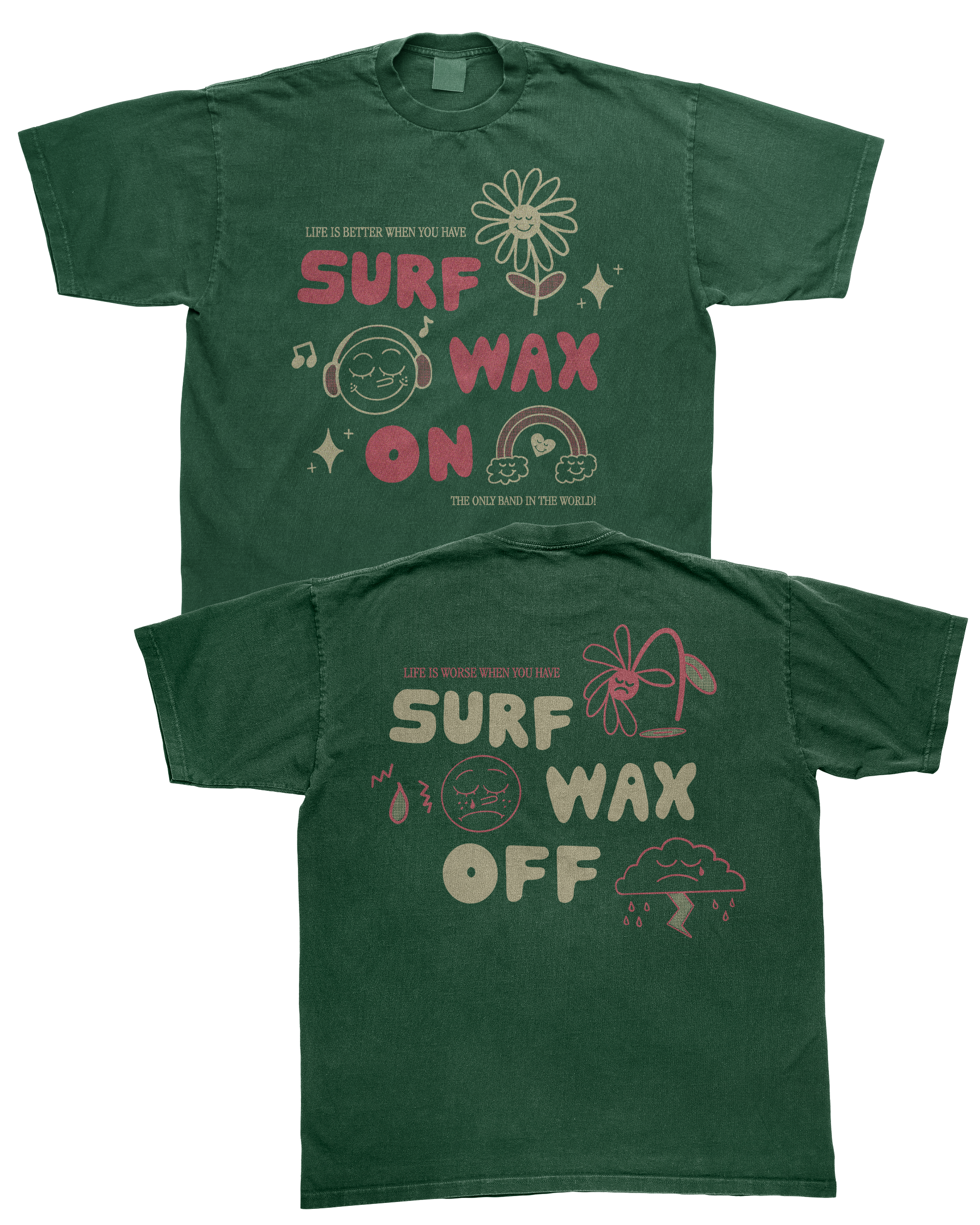  surf wax Summer Merch Tee 