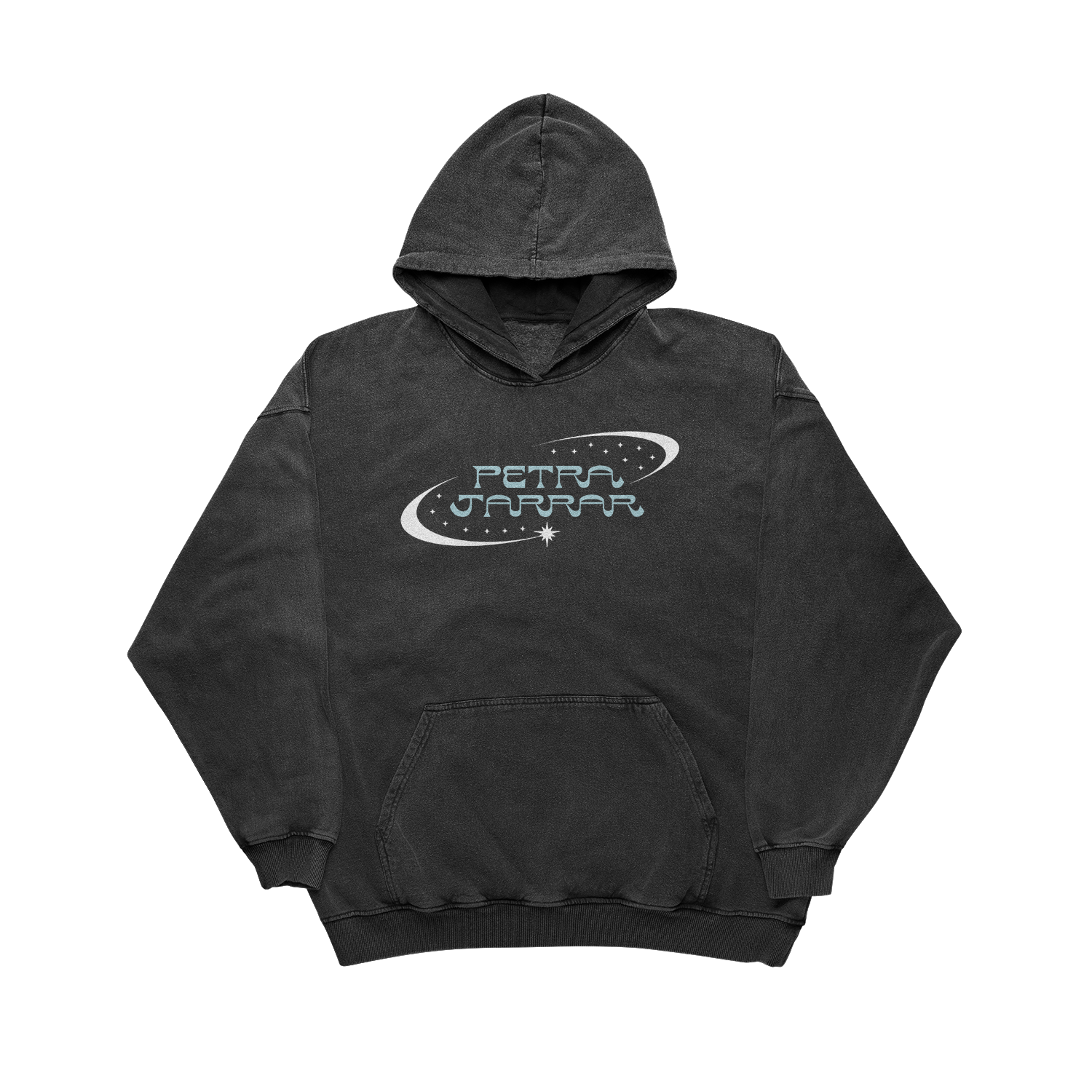  Petra Jarrar ”Lost in Space” Hoodie”Petra Jarrar” custom hand-lettering 