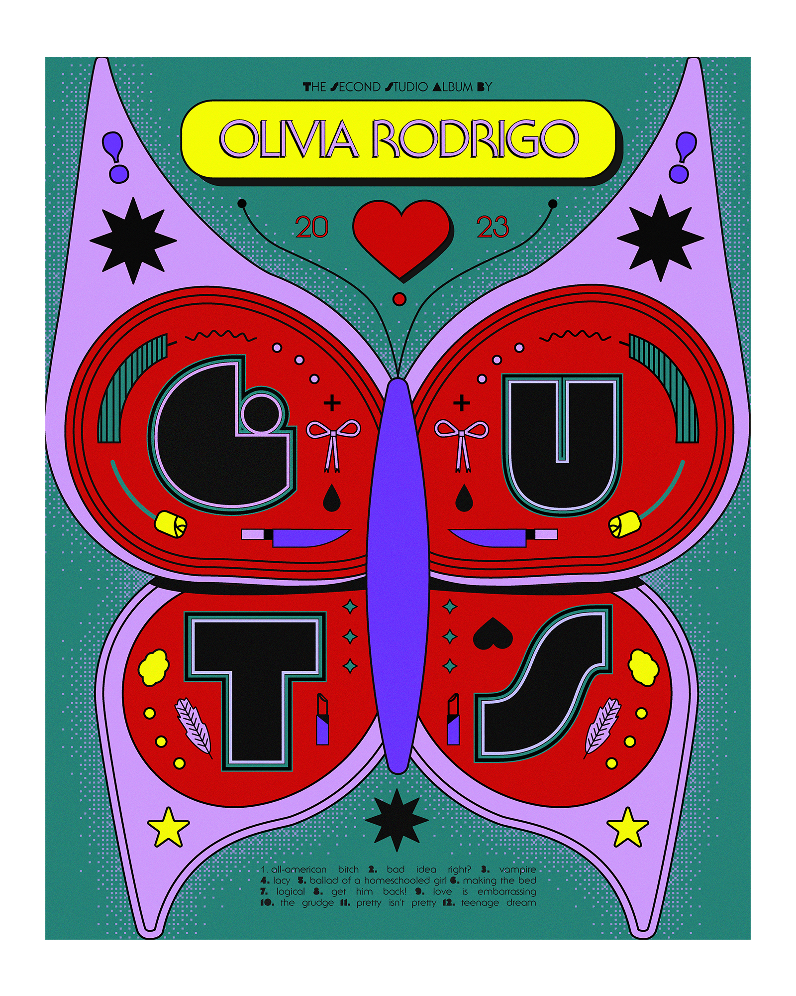  Olivia Rodrigo —  Guts   *Concept 