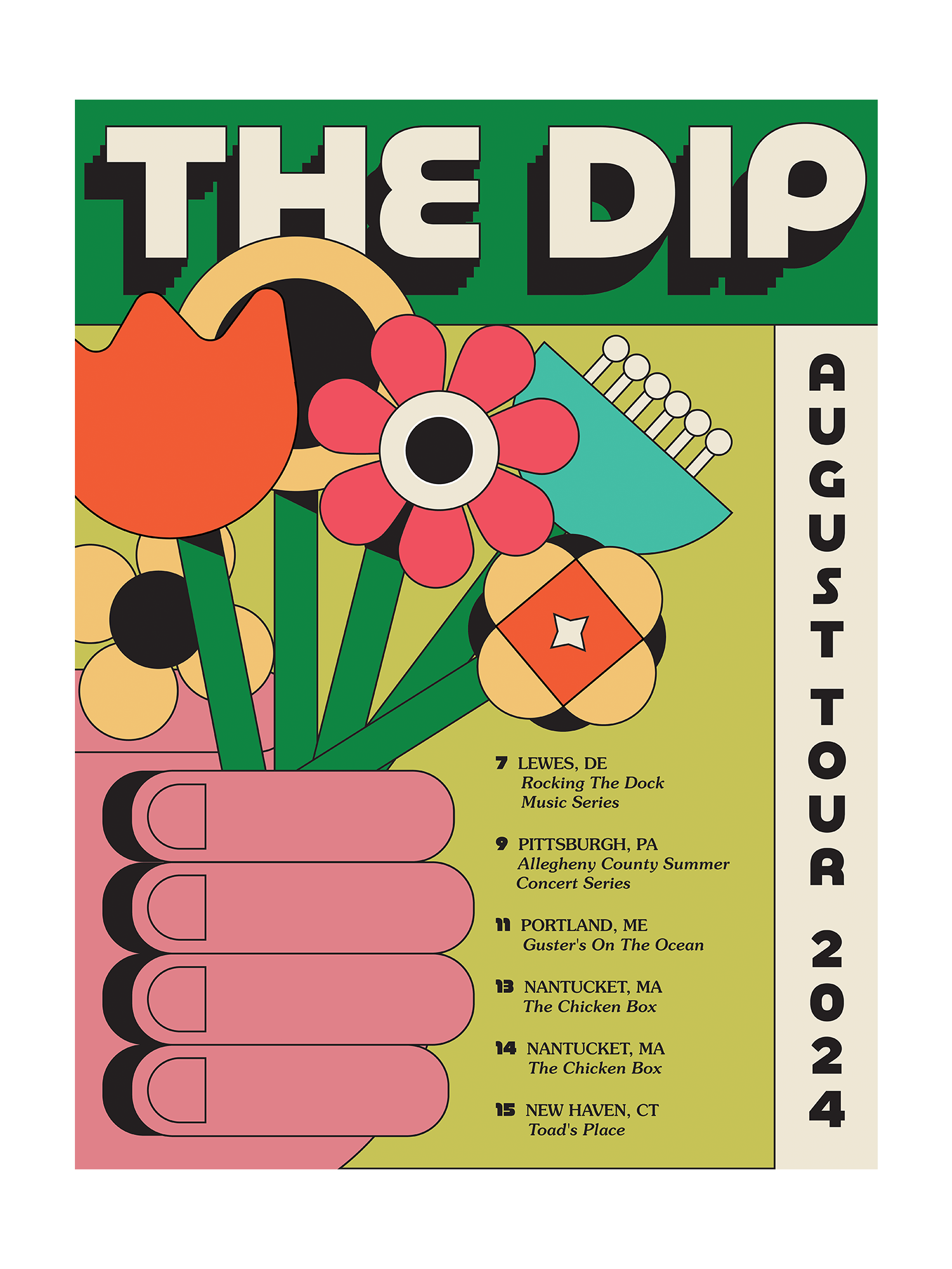  The Dip — August 2024 Tour Poster 