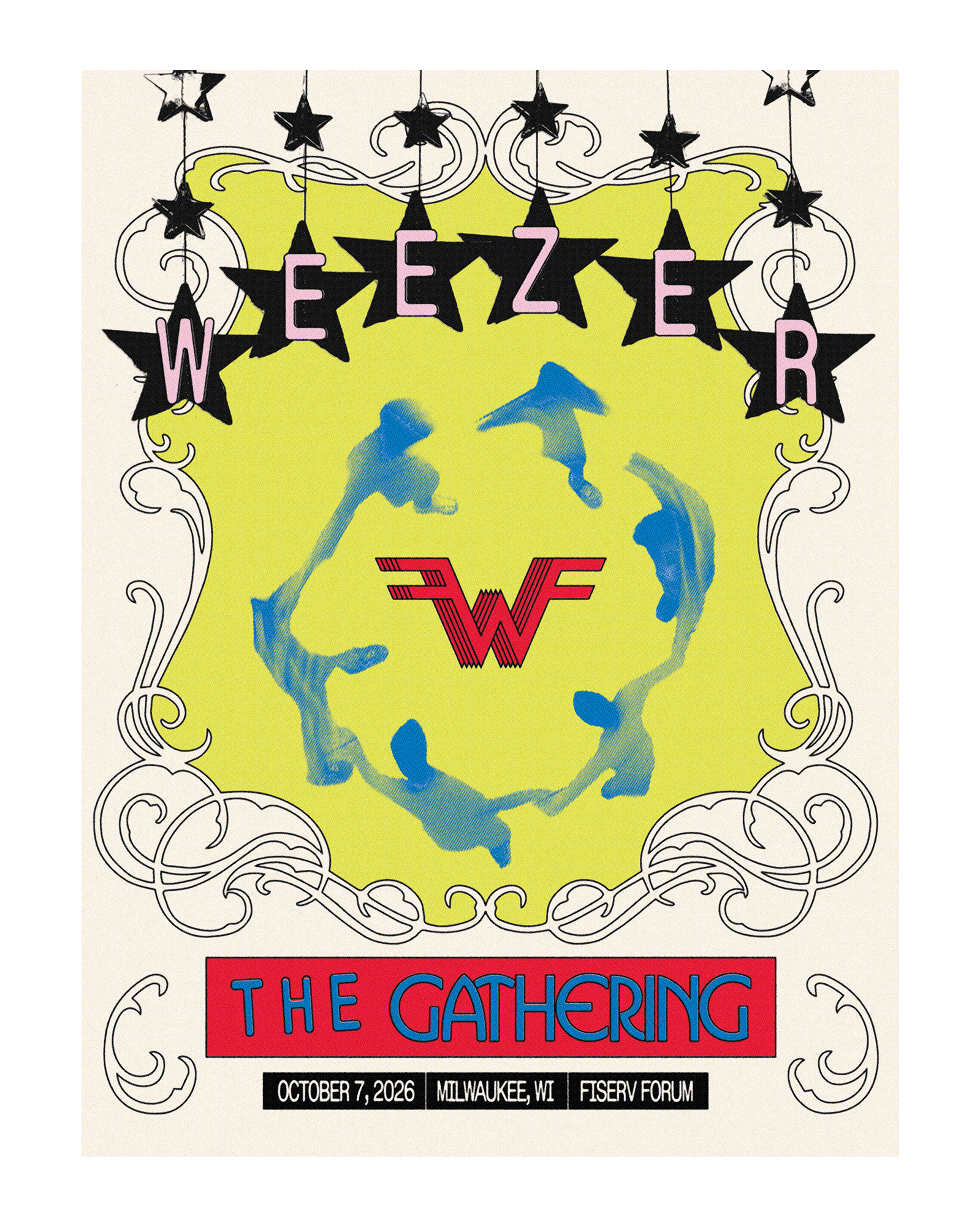  Weezer — October 7, 2026 Official Show Poster 