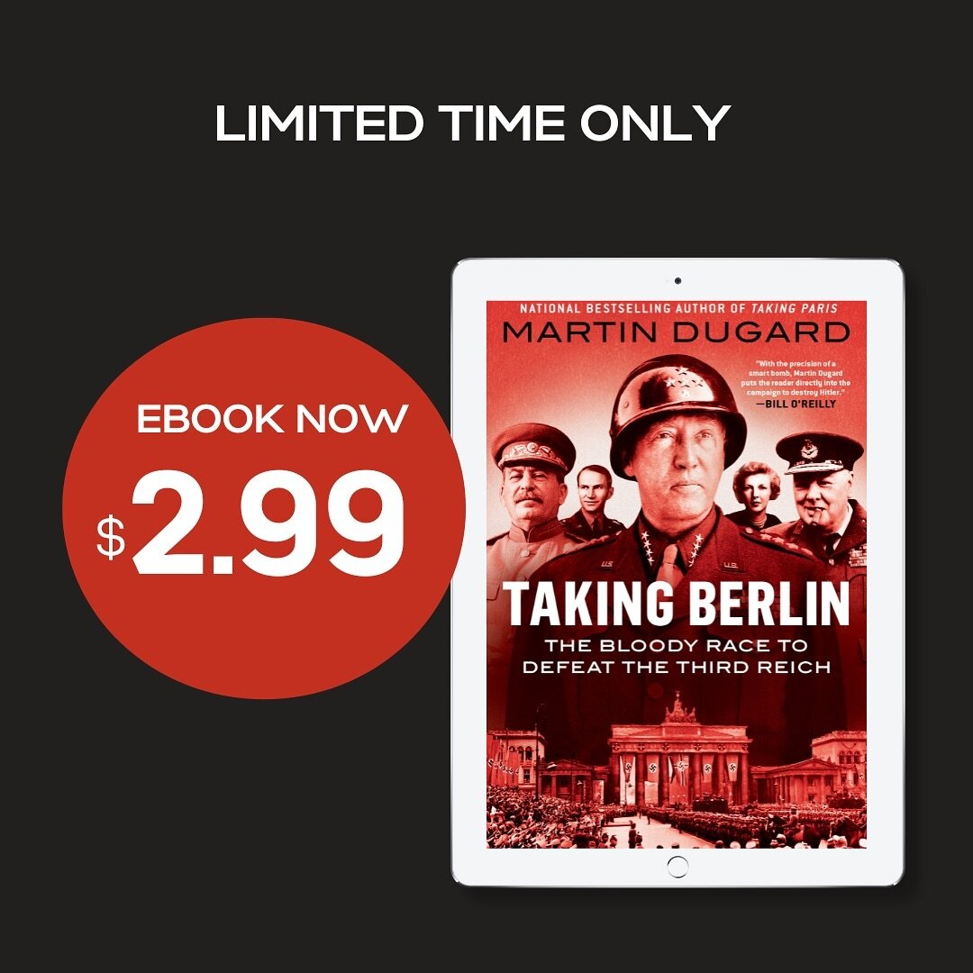 Last chance to get #TakingBerlin in e-book format for just $2.99! Get it before the price reverts back tomorrow, April 2. #linkinbio

Taking Berlin is a thrilling historical account of the race between the Allies and Soviets to capture the Nazi capit