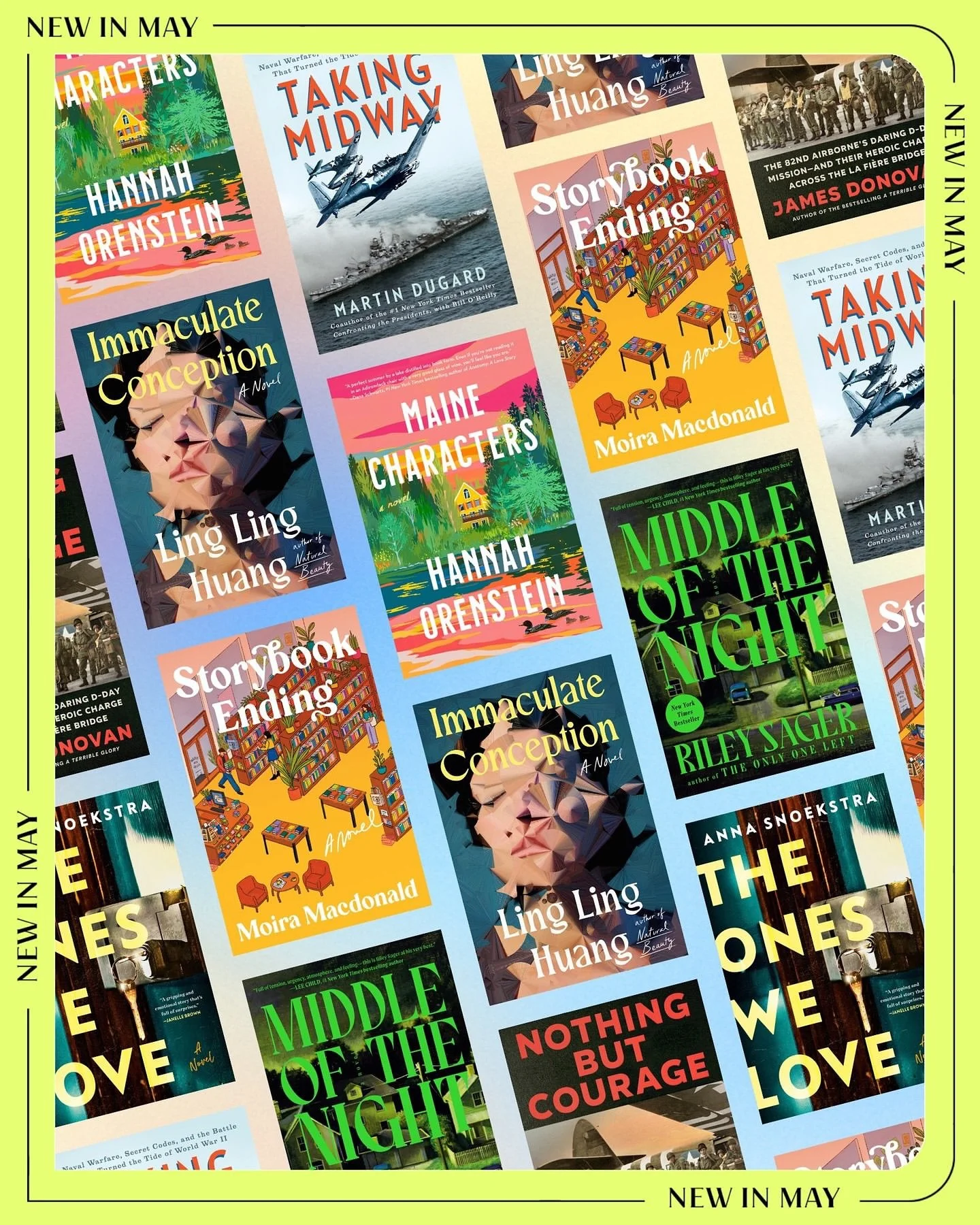 Repost @duttonbooks: Who&rsquo;s ready to read under the sun? 🌞 Swipe for seven books to preorder for your May TBR. Available at the link in bio!⁣
⁣⁣⁣⁣⁣
✨ The Ones We Love by @snoekstra⁣
✨ Maine Characters by @hannahorens⁣⁣⁣
✨ Immaculate Conception 