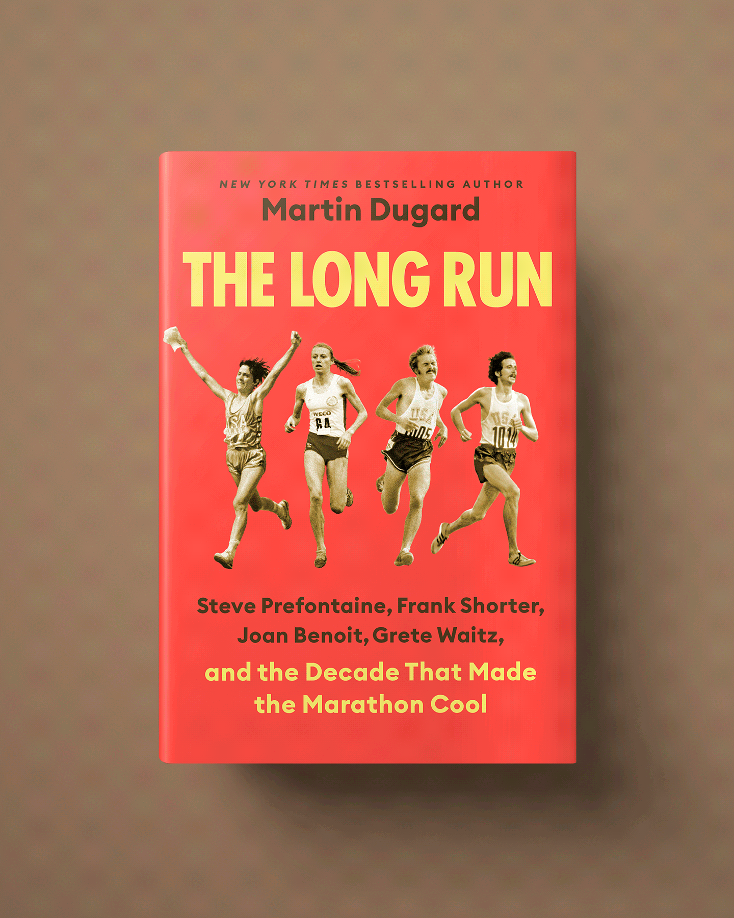 The Long Run book against a light brown background