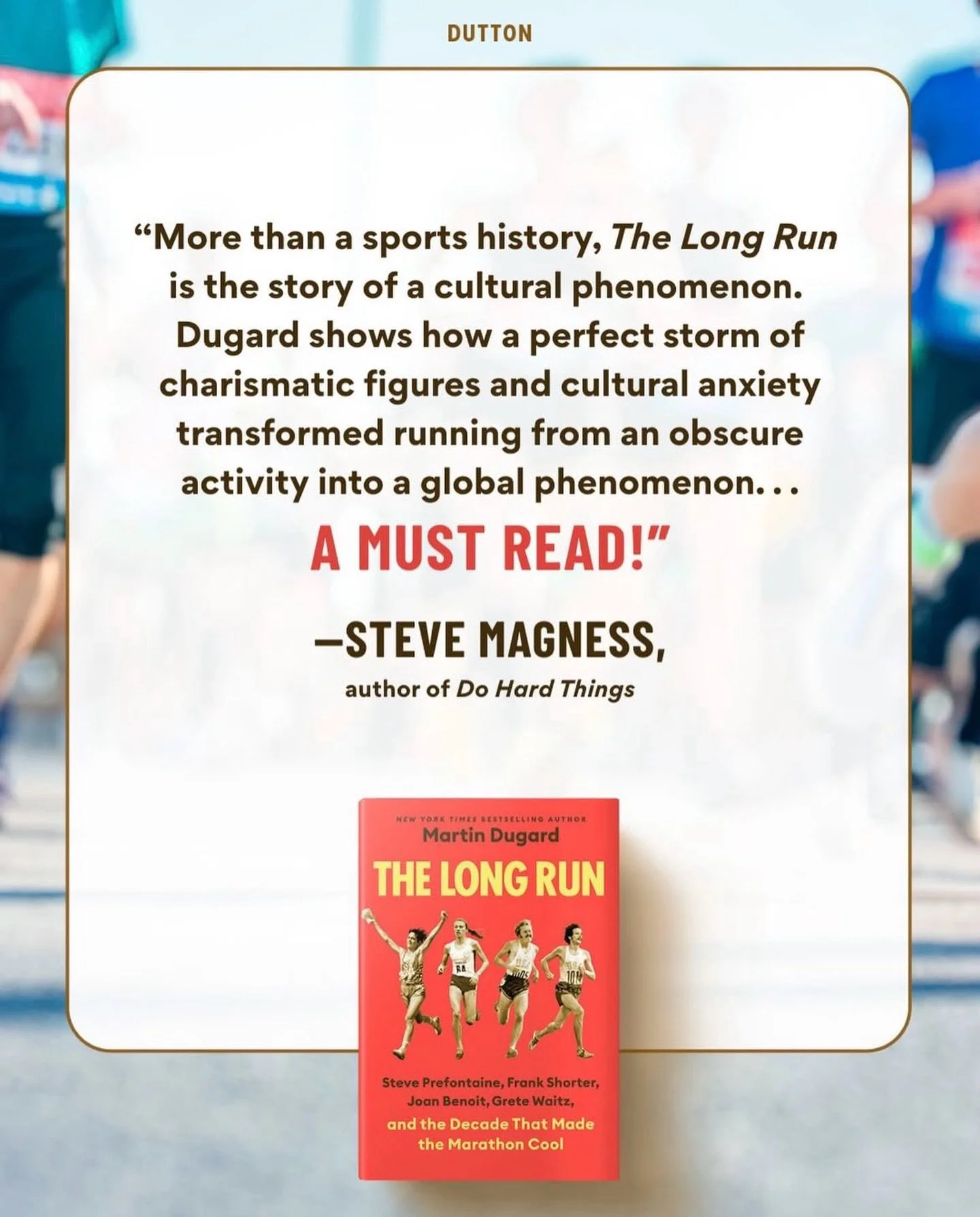 Exciting news! 🗞️ 

From March 24-26, Barnes &amp; Noble members will get 25% off all preorders! That makes this the perfect time to preorder my new book on the history of the modern marathon, THE LONG RUN (out April 14) 🏃🏃&zwj;♀️🏃&zwj;♂️

#thelo