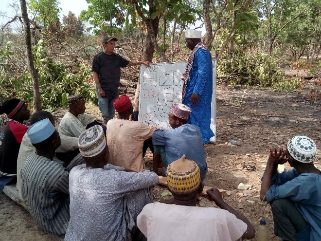 Shane reviewed paddocks and planned grazing with the local herdsmen, who are going to begin now that they have assurance of water.