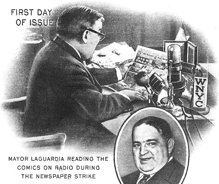 Mayor LaGuardia reads Dick Tracy!