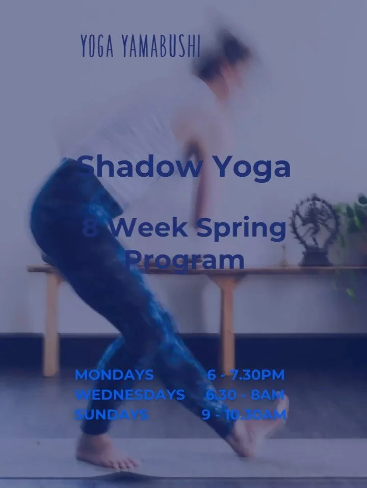 Curious about Shadow Yoga? Drop into a class this week to see what it is all about @greenmondaystudios 

8 Week Spring Program
OCTOBER 6 - NOVEMBER 30
* 3 Classes a week to choose from
* come once or twice a week or three times if you are really keen