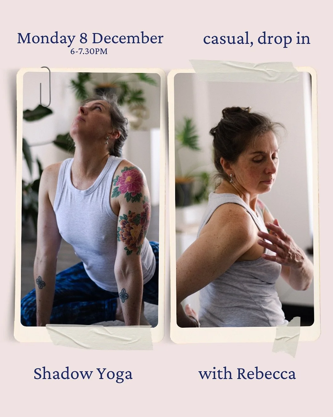 What a beautiful night for yoga. The full moon is waning settling in the Bhrumadhyadhara (third eye), bringing a feeling of steadiness. Shadow Yoga is a grounding practice that has nothing missing. Come check it out @greenmondaystudios Curious? Get i