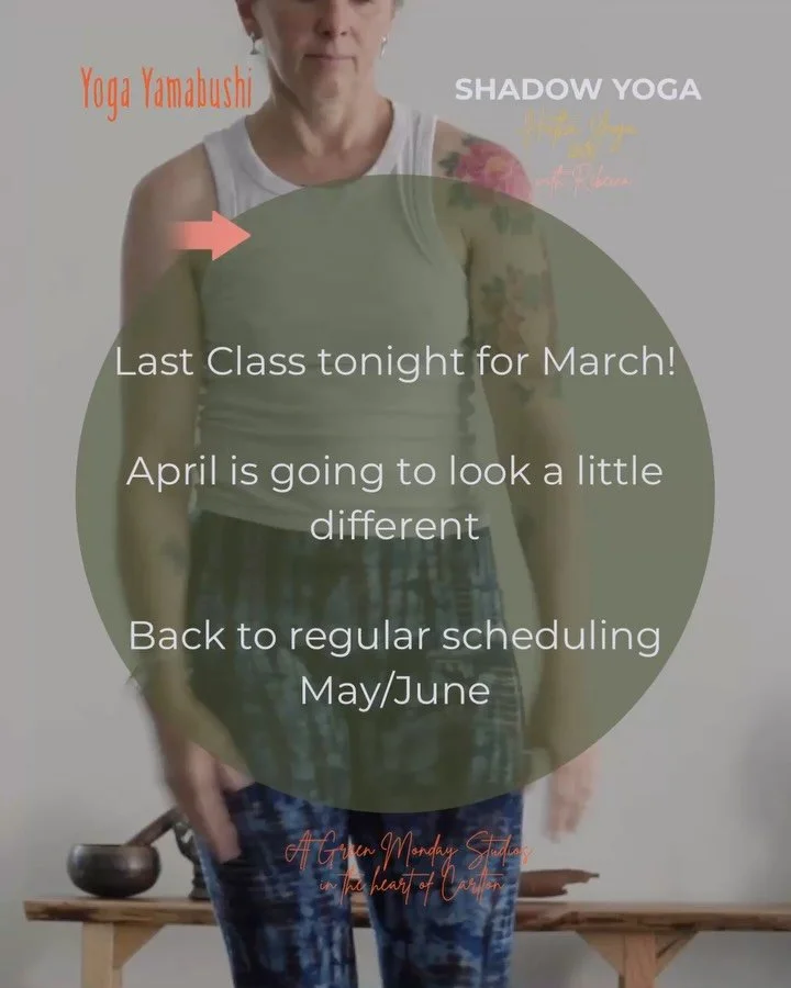 Last class tonight for March bundles! April is going to look a little different with our Wednesday morning 6.30am class running April 1, 8, 13, 15, 29 and only one Monday evening class April 13. For April book in for a single class, use up your class