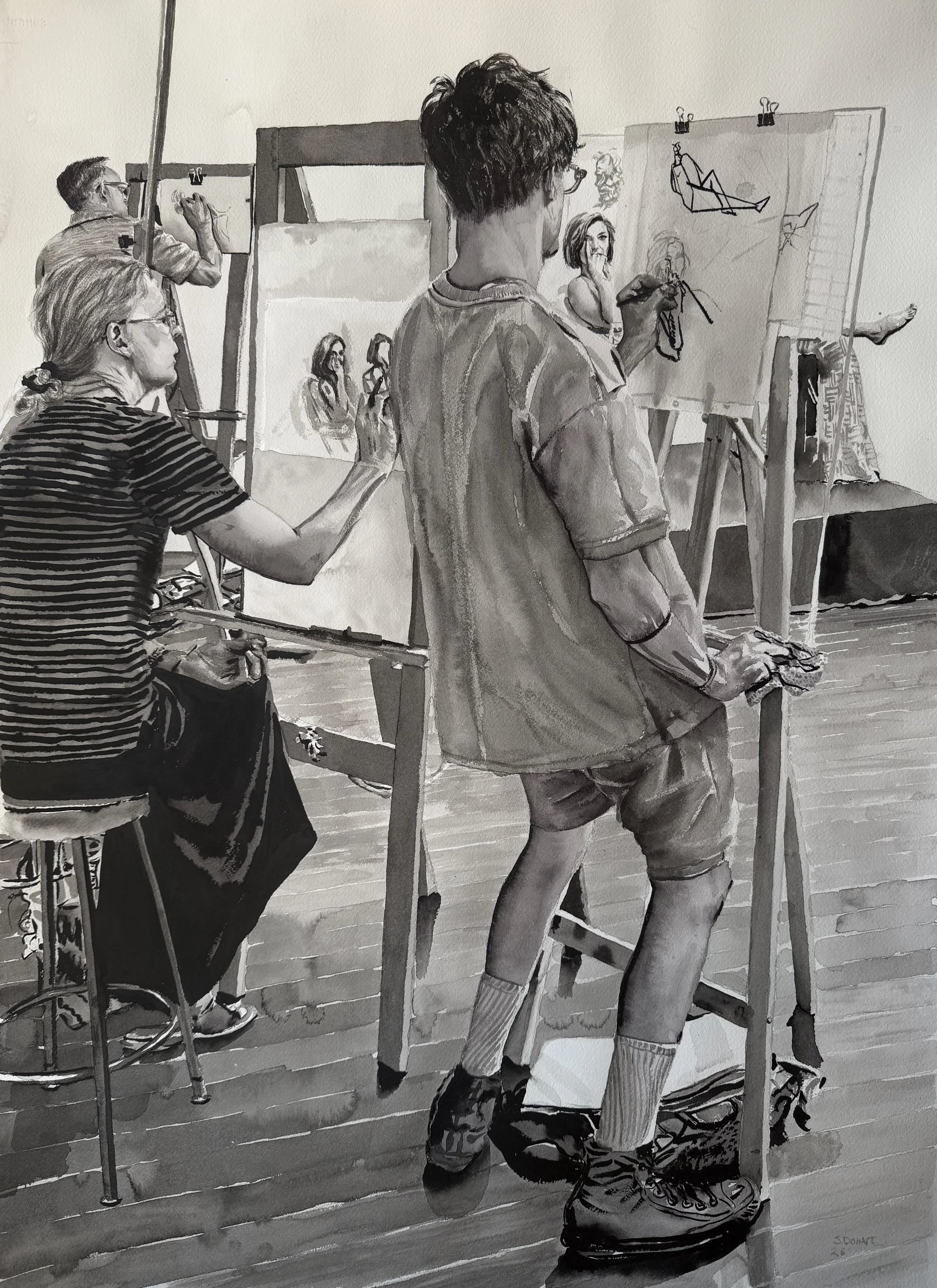 The Life Drawing Model