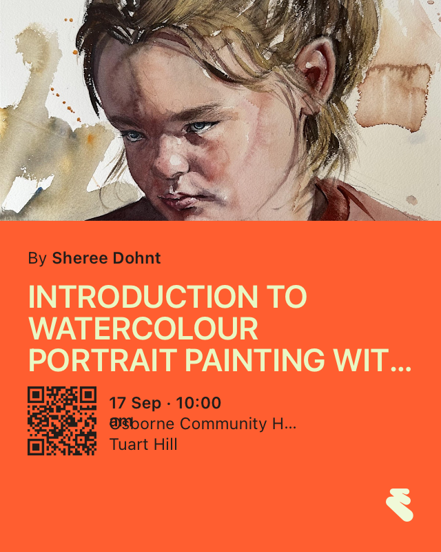Introduction to Watercolour Portrait Painting with Sheree Dohnt