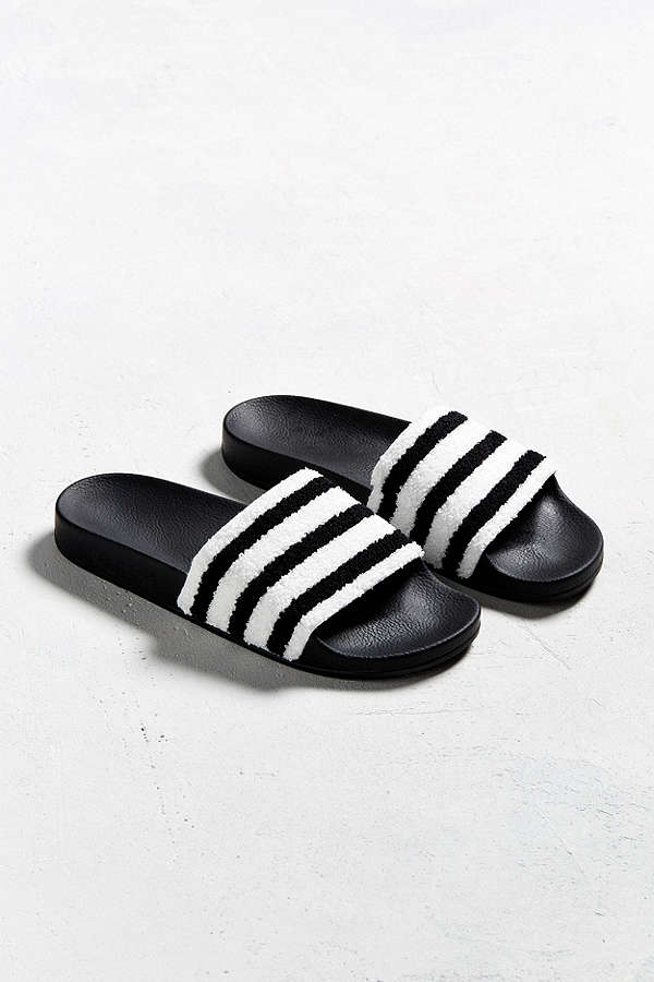 adidas adilette terry cloth slide sandal