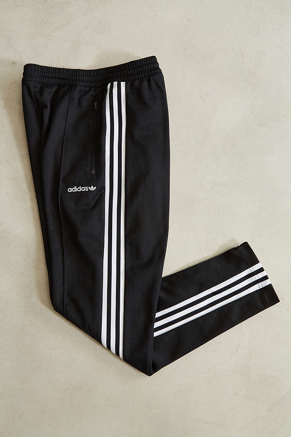 adidas beckenbauer track pants black