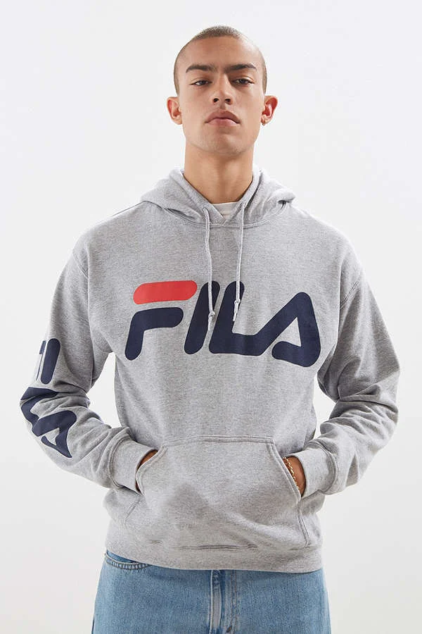 fila script hoodie sweatshirt