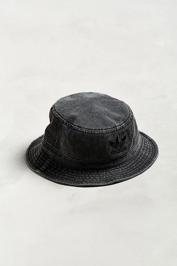 denim adidas bucket hat