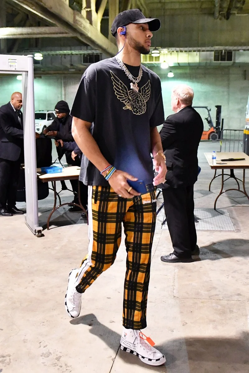 plaid pants gq