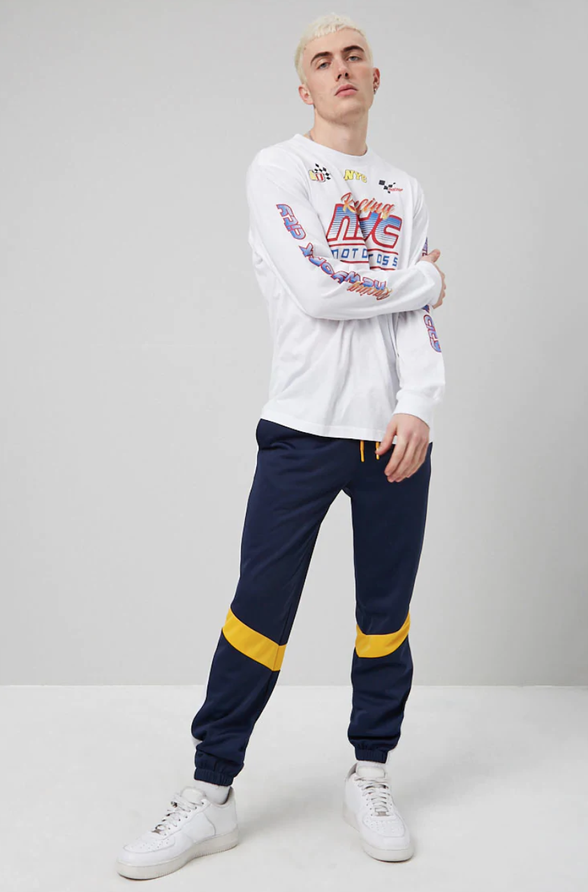 Slim-Fit Striped-Trim Joggers  C$24.90
