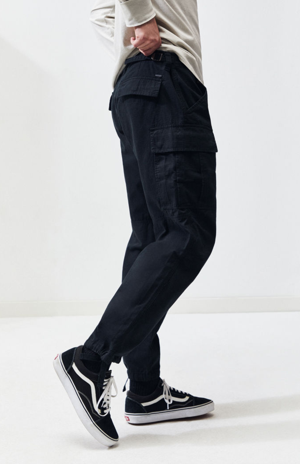 PacSun Baggy Cargo Chino Black Pants Now  C$51.23