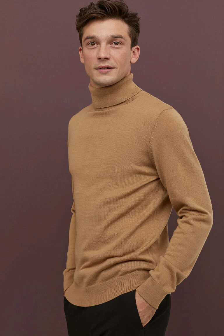 Wool-blend Turtleneck Sweater  C$39.99
