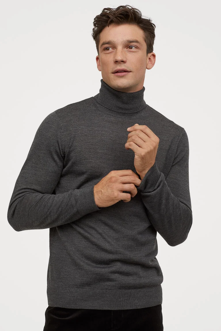 Wool-blend Turtleneck Sweater  C$39.99