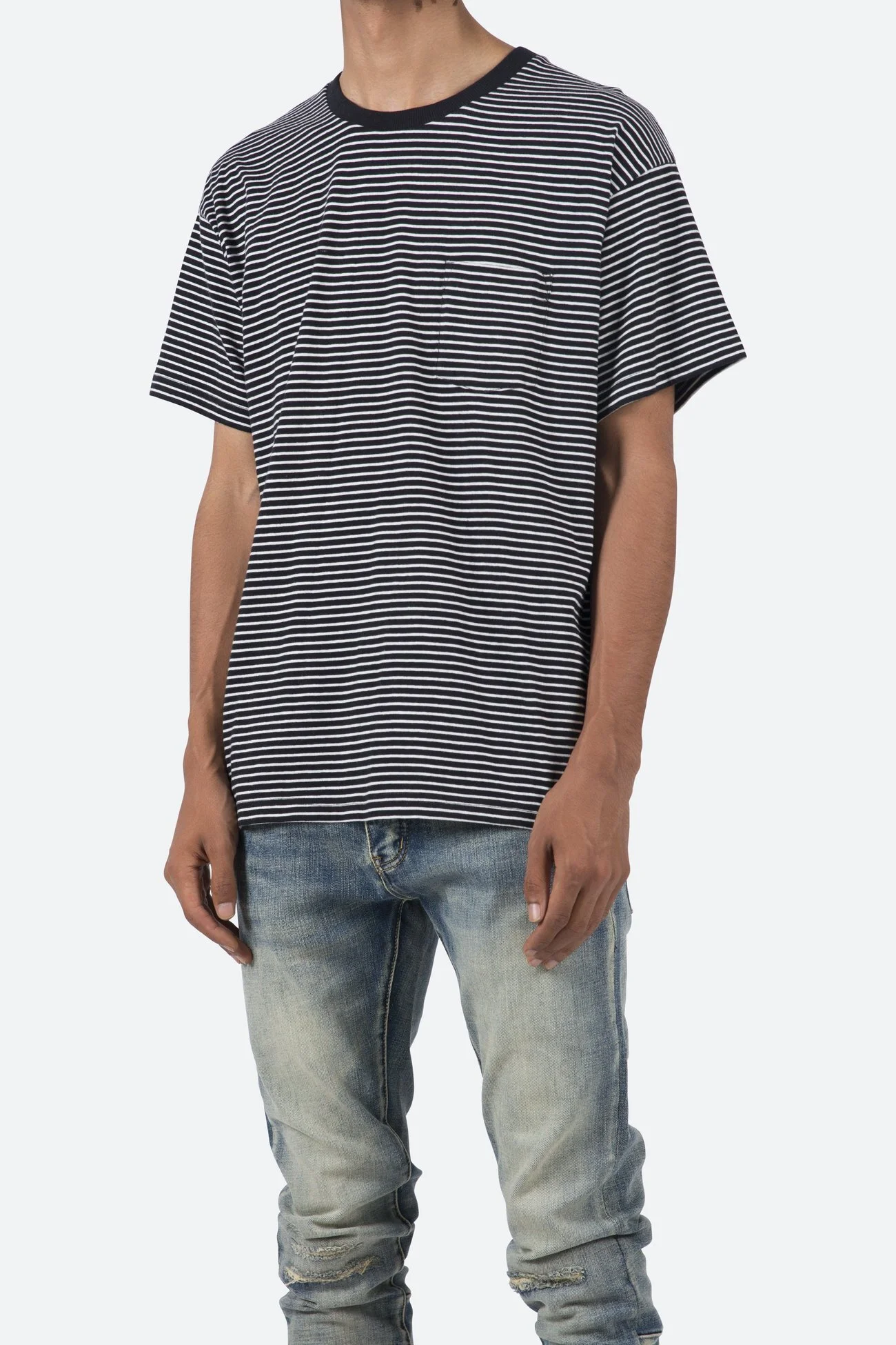 STRIPED POCKET TEE C$20.22