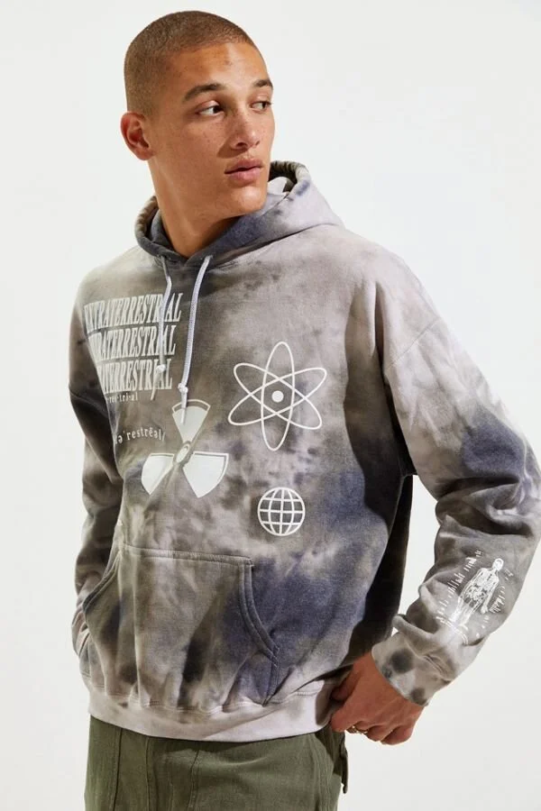 Extraterrestrial Tie-Dye Hoodie Sweatshirt  C$89.00