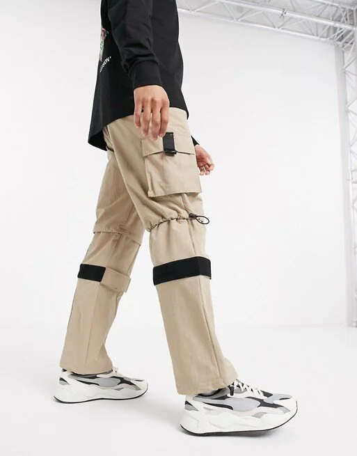 COLLUSION nylon trouser with panels  C$63.12