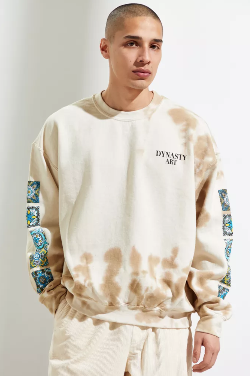 Dynasty Art Tie-Dye Crew Neck Sweatshirt  CA$89.00